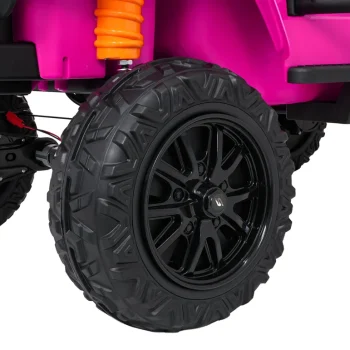 Jeep Monster Ružičasti Auto Na Akumulator 21