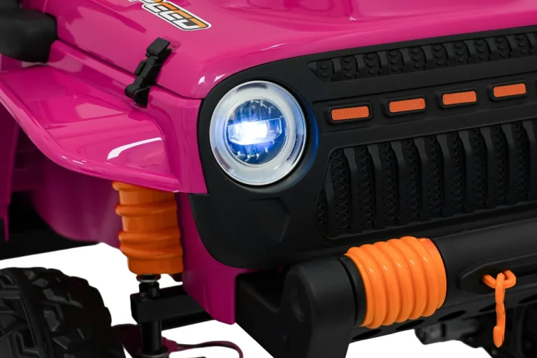 Jeep Monster Ružičasti Auto Na Akumulator 24
