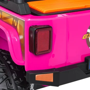 Jeep Monster Ružičasti Auto Na Akumulator 25