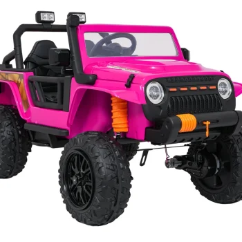 Jeep Monster Ružičasti Auto Na Akumulator 3