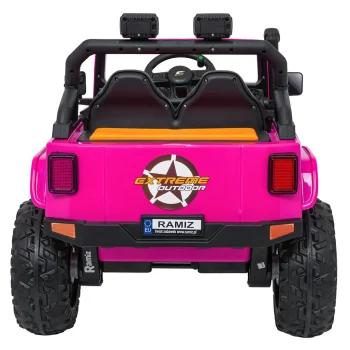 Jeep Monster Ružičasti Auto Na Akumulator 6