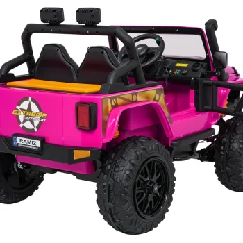 Jeep Monster Ružičasti Auto Na Akumulator 7
