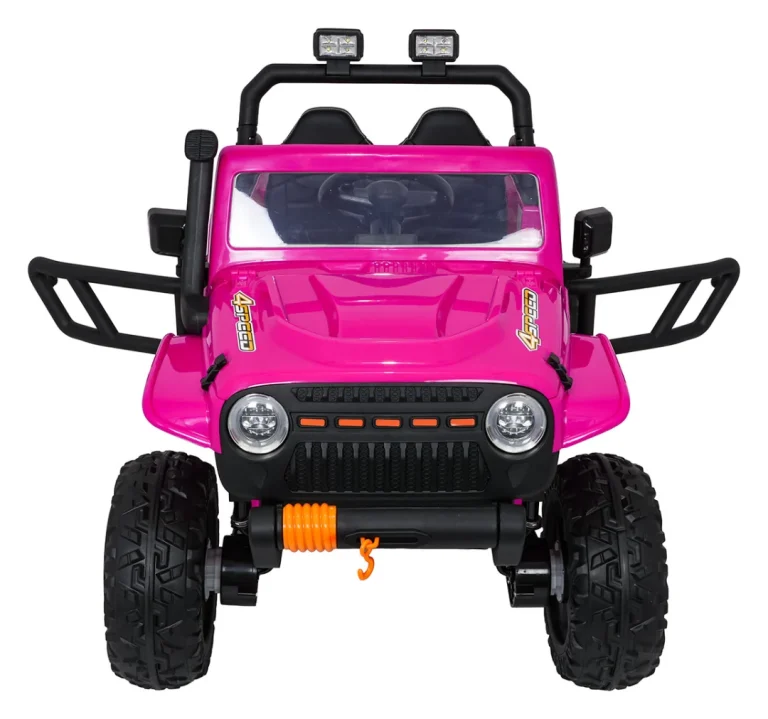 Jeep Monster Ružičasti Auto Na Akumulator 9