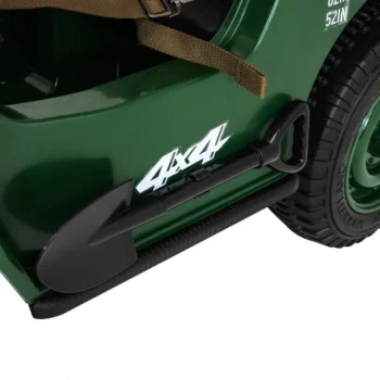Jeep Willys Retro Vojni Auto Na Akumulator Zeleni Za 3 Djece 15