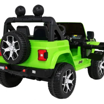 Jeep Wrangler Rubicon Dječja Autosjedalica Na Baterije Zelena + Daljinski Upravljač + Mp3 Led Radio 10