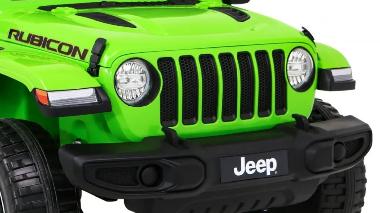 Jeep Wrangler Rubicon Dječja Autosjedalica Na Baterije Zelena + Daljinski Upravljač + Mp3 Led Radio 13