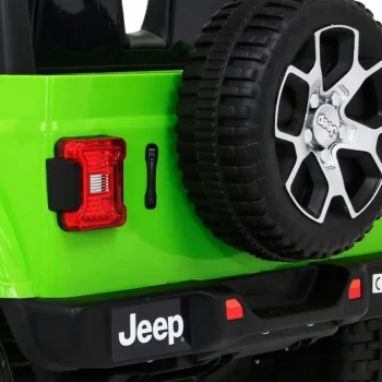 Jeep Wrangler Rubicon Dječja Autosjedalica Na Baterije Zelena + Daljinski Upravljač + Mp3 Led Radio 14
