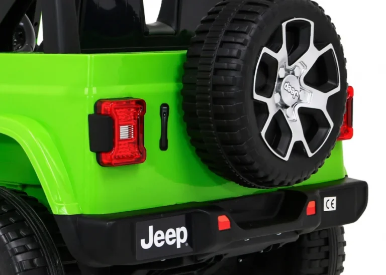 Jeep Wrangler Rubicon Dječja Autosjedalica Na Baterije Zelena + Daljinski Upravljač + Mp3 Led Radio 14