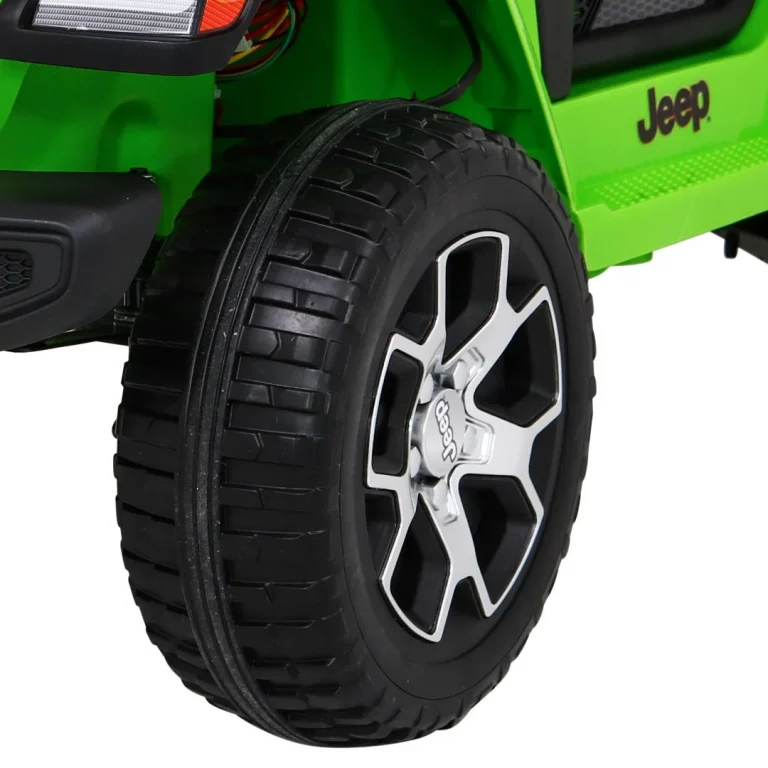Jeep Wrangler Rubicon Dječja Autosjedalica Na Baterije Zelena + Daljinski Upravljač + Mp3 Led Radio 15