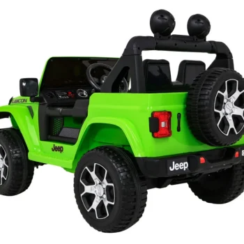 Jeep Wrangler Rubicon Dječja Autosjedalica Na Baterije Zelena + Daljinski Upravljač + Mp3 Led Radio 7