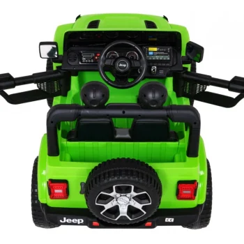 Jeep Wrangler Rubicon Dječja Autosjedalica Na Baterije Zelena + Daljinski Upravljač + Mp3 Led Radio 8