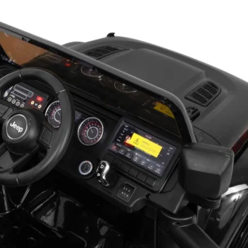 Jeep Wrangler Rubicon Dječji Terenski Automobil Na Baterije, Crni + Daljinski Upravljač + 4x4, Crna 11