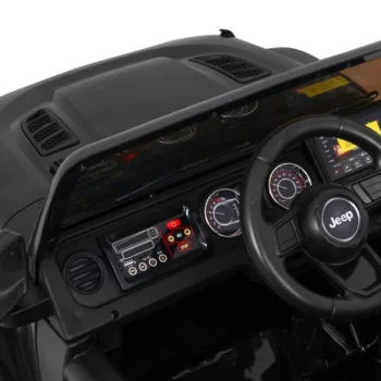 Jeep Wrangler Rubicon Dječji Terenski Automobil Na Baterije, Crni + Daljinski Upravljač + 4x4, Crna 14
