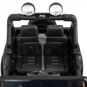 Jeep Wrangler Rubicon Dječji Terenski Automobil Na Baterije, Crni + Daljinski Upravljač + 4x4, Crna 15