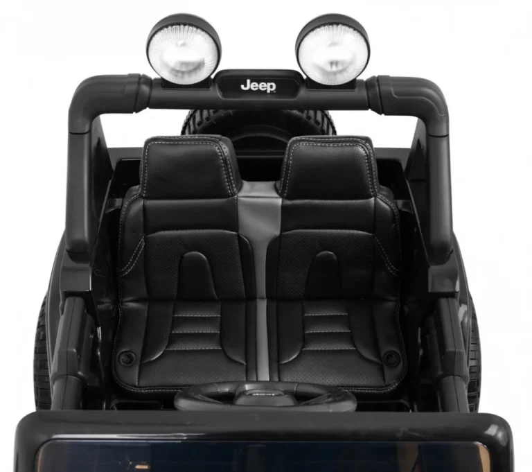 Jeep Wrangler Rubicon Dječji Terenski Automobil Na Baterije, Crni + Daljinski Upravljač + 4x4, Crna 15