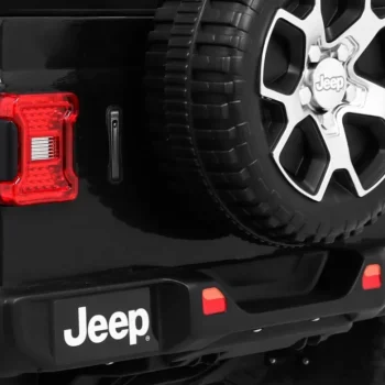Jeep Wrangler Rubicon Dječji Terenski Automobil Na Baterije, Crni + Daljinski Upravljač + 4x4, Crna 7