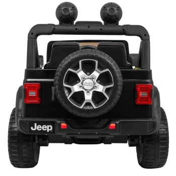 Jeep Wrangler Rubicon Dječji Terenski Automobil Na Baterije, Crni + Daljinski Upravljač + 4x4, Crna 8