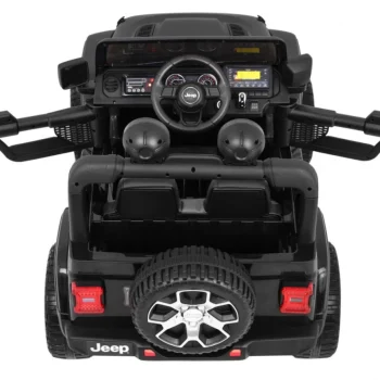 Jeep Wrangler Rubicon Dječji Terenski Automobil Na Baterije, Crni + Daljinski Upravljač + 4x4, Crna 9