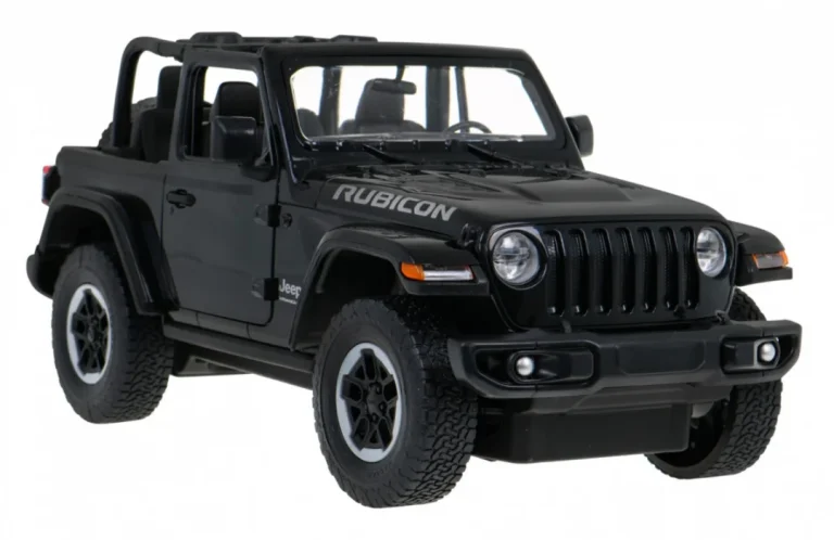Jeep Wrangler Rubicon Crni Rastar Model 1:14 Automobil Na Daljinsko Upravljanje + 2,4 Ghz, Crna 6