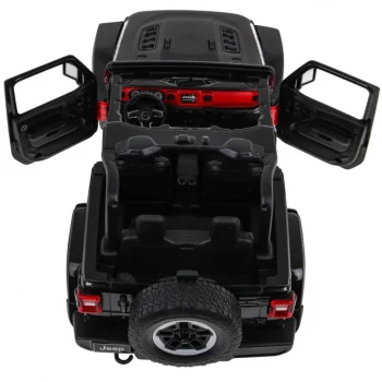 Jeep Wrangler Rubicon Crni Rastar Model 1:14 Automobil Na Daljinsko Upravljanje + 2,4 Ghz, Crna 7