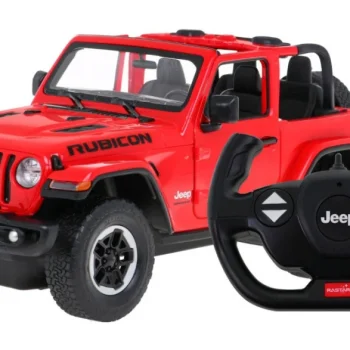 Jeep Wrangler Rubicon Crveni Rastar Model 1:14 Automobil Na Daljinsko Upravljanje + 2,4 Ghz, Crvena 6