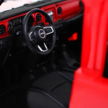 Jeep Wrangler Rubicon Crveni Rastar Model 1:14 Automobil Na Daljinsko Upravljanje + 2,4 Ghz, Crvena 9
