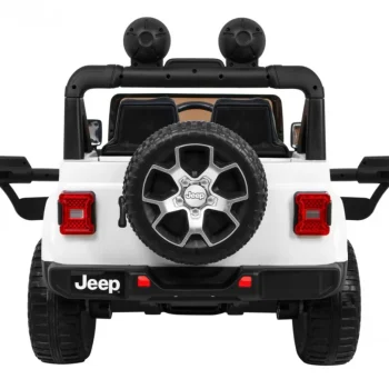 Jeep Wrangler Rubicon Dječji Auto Na Baterije, Bijeli + Daljinski Upravljač, Bijela 10
