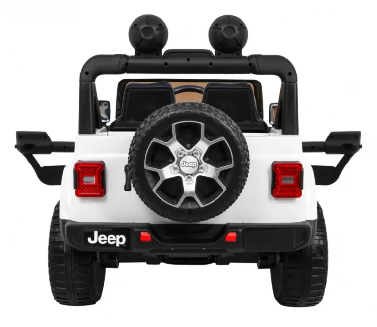 Jeep Wrangler Rubicon Dječji Auto Na Baterije, Bijeli + Daljinski Upravljač, Bijela 10