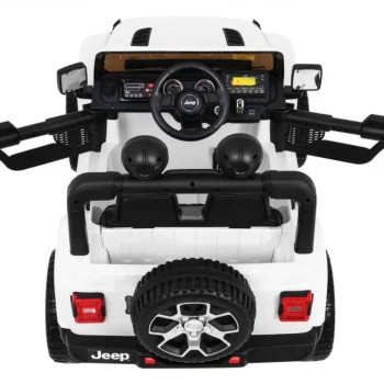Jeep Wrangler Rubicon Dječji Auto Na Baterije, Bijeli + Daljinski Upravljač, Bijela 11