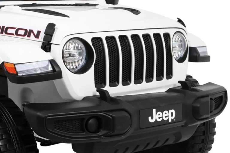 Jeep Wrangler Rubicon Dječji Auto Na Baterije, Bijeli + Daljinski Upravljač, Bijela 14