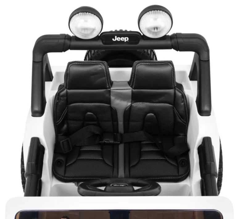 Jeep Wrangler Rubicon Dječji Auto Na Baterije, Bijeli + Daljinski Upravljač, Bijela 15