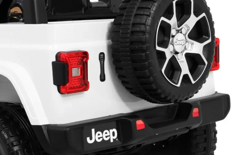 Jeep Wrangler Rubicon Dječji Auto Na Baterije, Bijeli + Daljinski Upravljač, Bijela 16