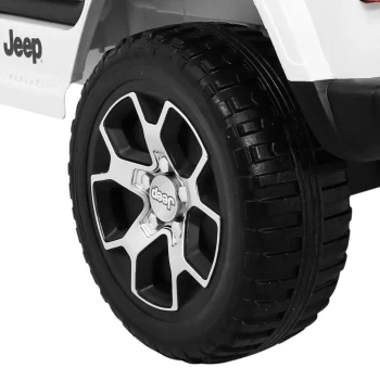Jeep Wrangler Rubicon Dječji Auto Na Baterije, Bijeli + Daljinski Upravljač, Bijela 17