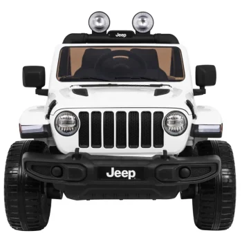 Jeep Wrangler Rubicon Dječji Auto Na Baterije, Bijeli + Daljinski Upravljač, Bijela 4