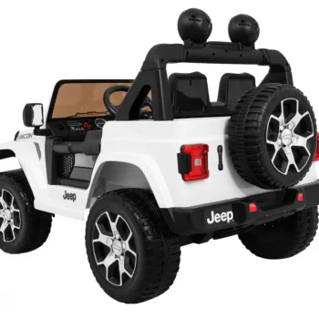 Jeep Wrangler Rubicon Dječji Auto Na Baterije, Bijeli + Daljinski Upravljač, Bijela 6
