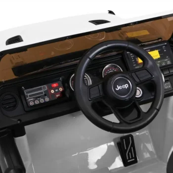 Jeep Wrangler Rubicon Dječji Auto Na Baterije, Bijeli + Daljinski Upravljač, Bijela 8