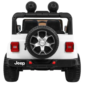 Jeep Wrangler Rubicon Dječji Auto Na Baterije, Bijeli + Daljinski Upravljač, Bijela 9