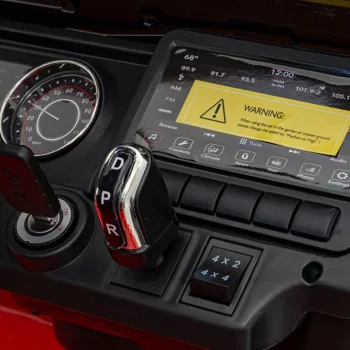 Jeep Wrangler Rubicon Dječji Autosjedalica Na Baterije, Crvena + Daljinski Upravljač + Mp3 Led 13