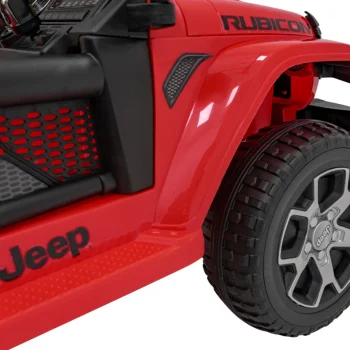 Jeep Wrangler Rubicon Dječji Autosjedalica Na Baterije, Crvena + Daljinski Upravljač + Mp3 Led 16
