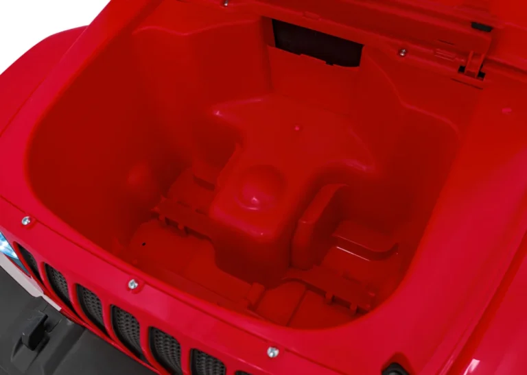Jeep Wrangler Rubicon Dječji Autosjedalica Na Baterije, Crvena + Daljinski Upravljač + Mp3 Led 20