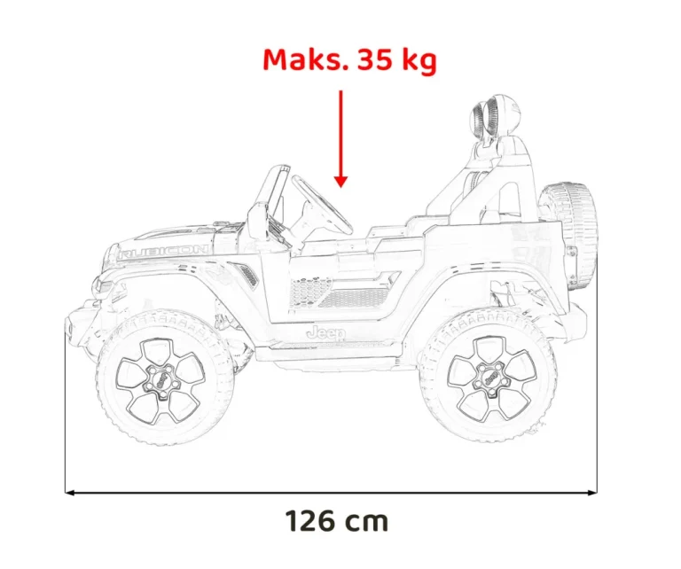 Jeep Wrangler Rubicon Ružičasto Vozilo 3