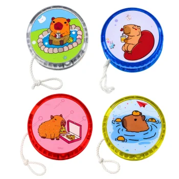 Jojo Capybara Skill Toy Svjetleći šareni Yo Yo 5,5 Cm 7