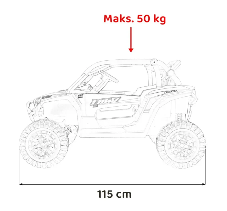Kck Ružičasto 4x4 Buggy Vozilo 2