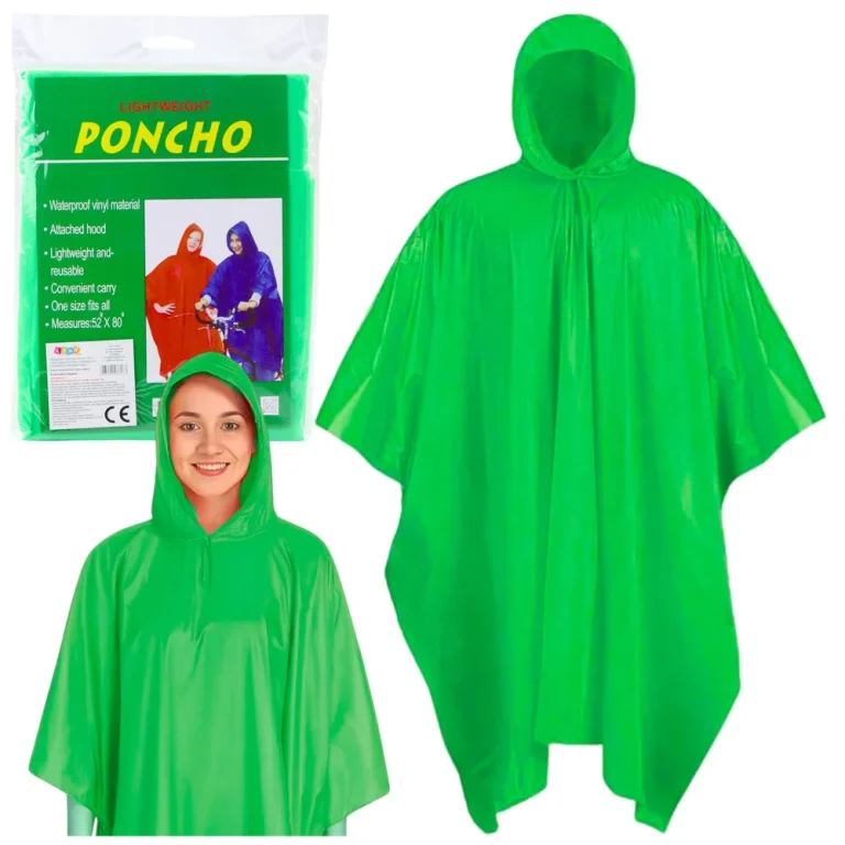 Kabanica S Kapuljačom Zelena 132 × 203 Cm 1