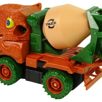 Kamion Mješalica Dinosaur Diy Narančasti 4