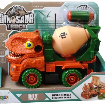Kamion Mješalica Dinosaur Diy Narančasti 5