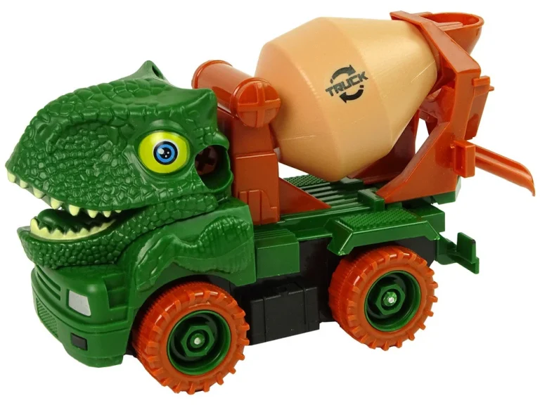 Kamion Mješalica Dinosaur Diy Zeleni 2