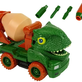 Kamion Mješalica Dinosaur Diy Zeleni 4