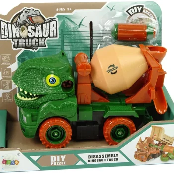Kamion Mješalica Dinosaur Diy Zeleni 5