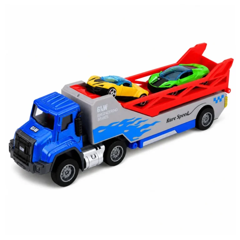 Kamion Nosač Automobila S Bacačem 1:55 5